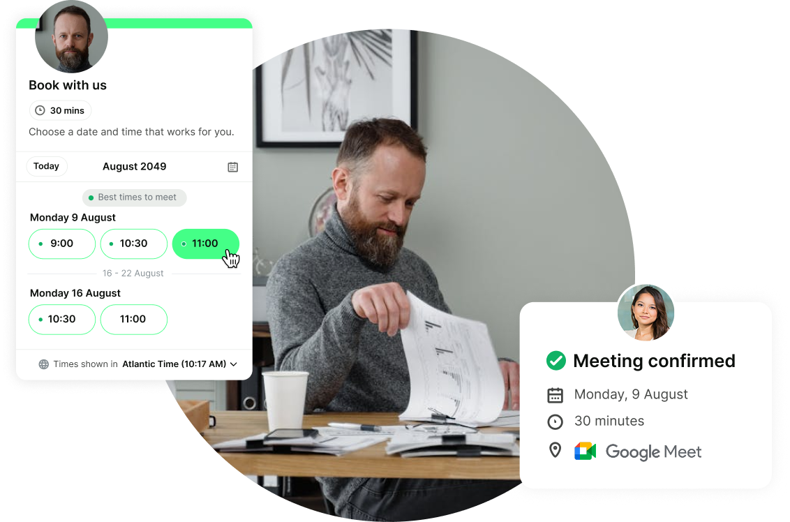 Easily schedule virtual meetings with YouCanBookMe