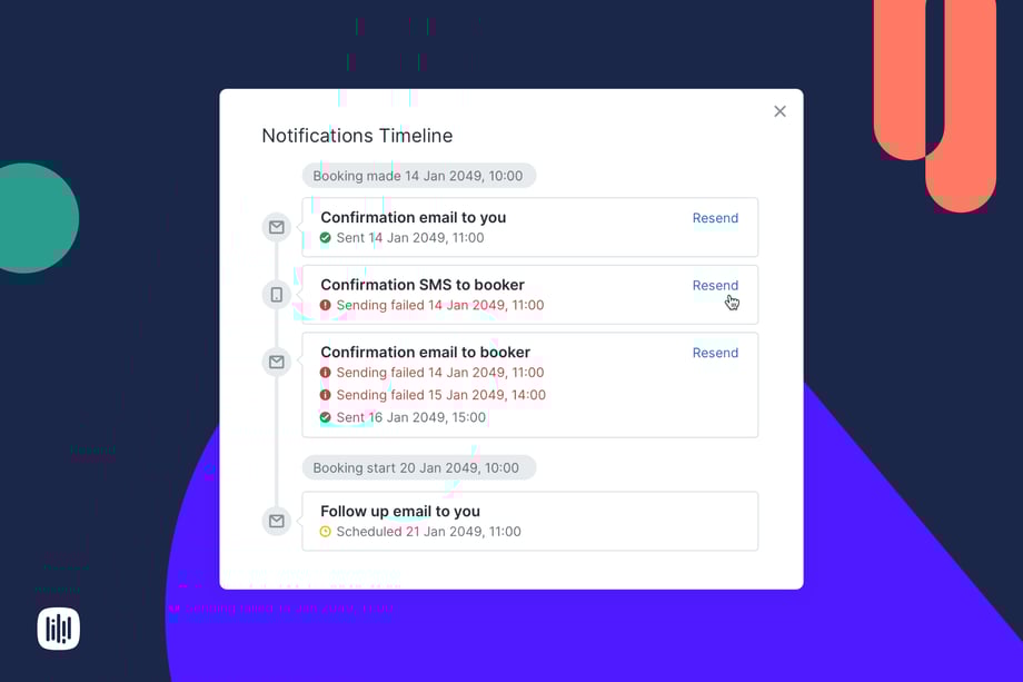 Resending notifications product update