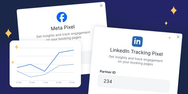 linkedin tracking and meta pixel with youcanbookme