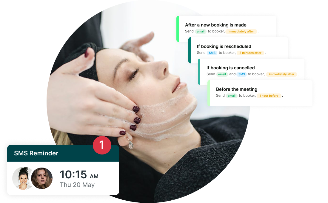 spa appointment sms reminders