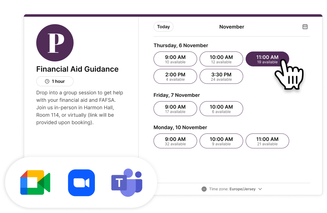 Group scheduling