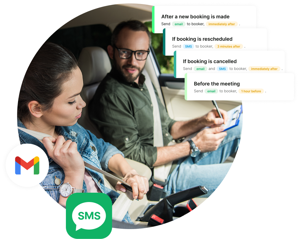 easy scheduling for driving instructors