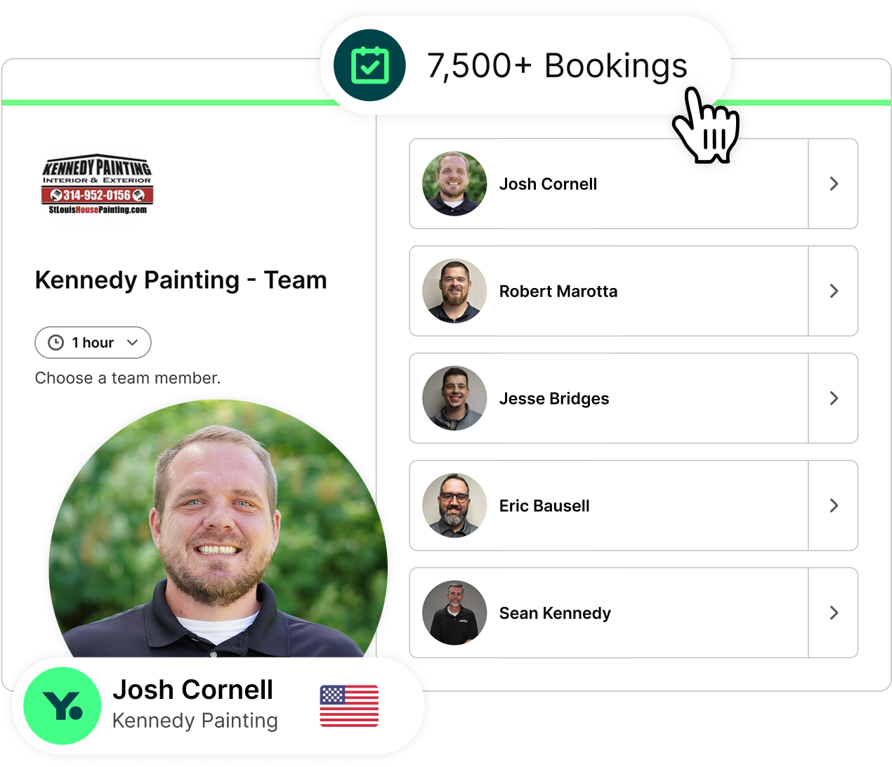 Home services - YCBM Customer Example