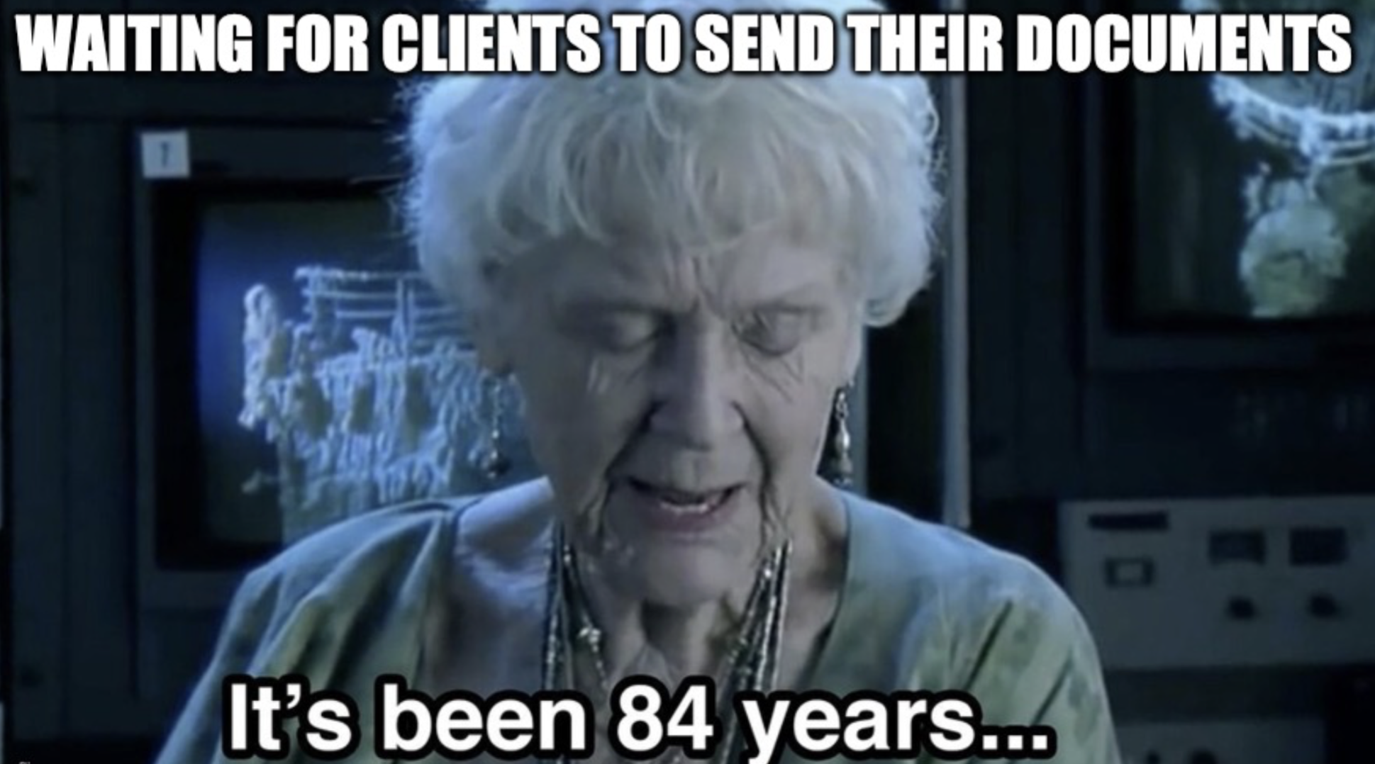 waiting on documents tax season meme