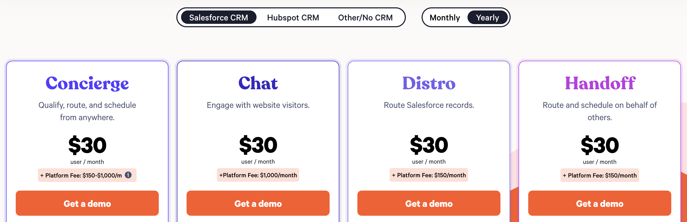 Chili piper automated scheduling app pricing