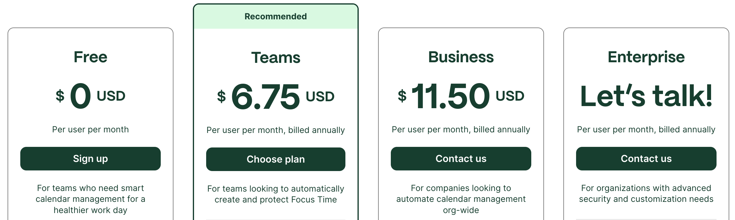 Clockwise automated scheduling app pricing