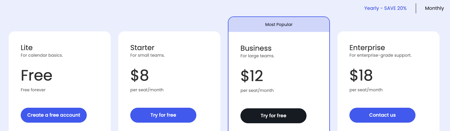 Reclaim AI automated scheduling app pricing