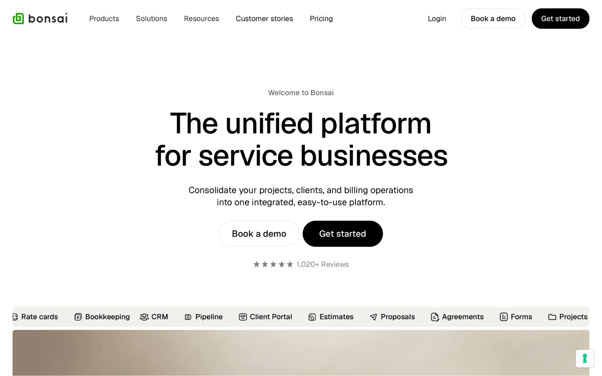 bonsai crm software for consultants