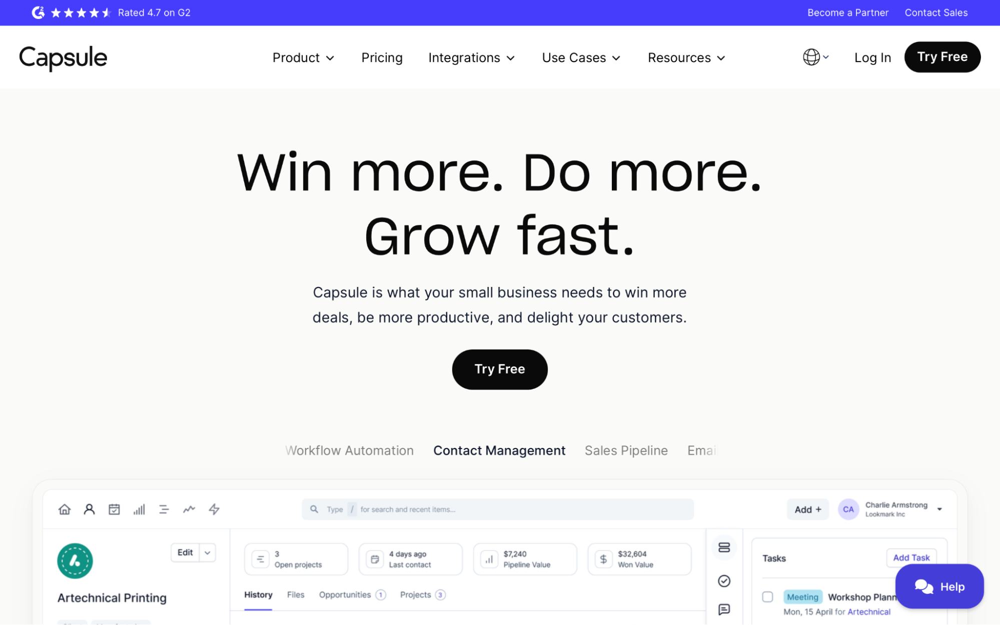 capsule crm consulting software