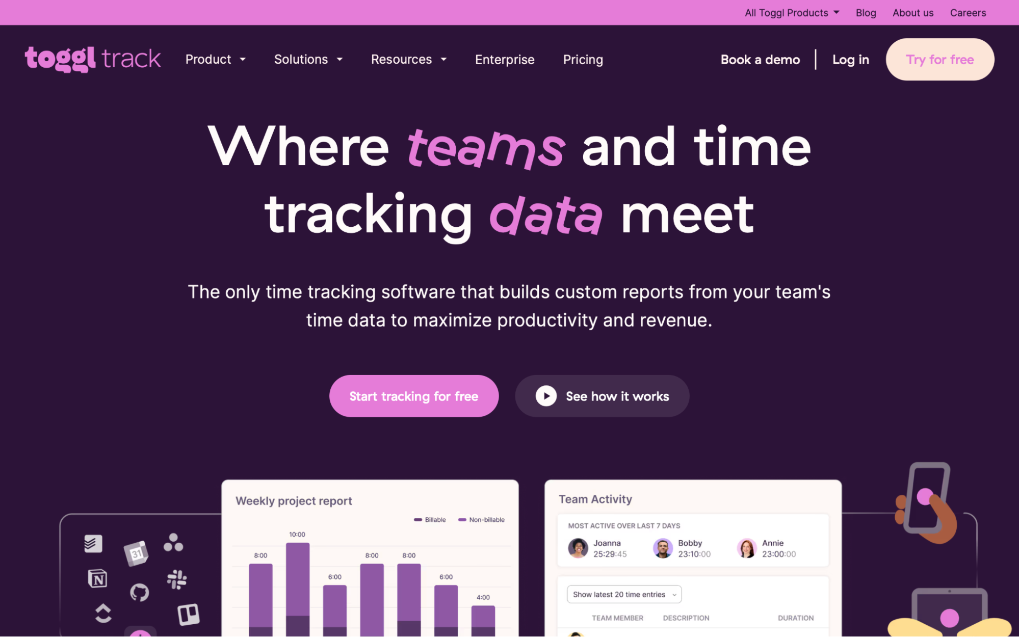 toggl track time tracking software for consultants