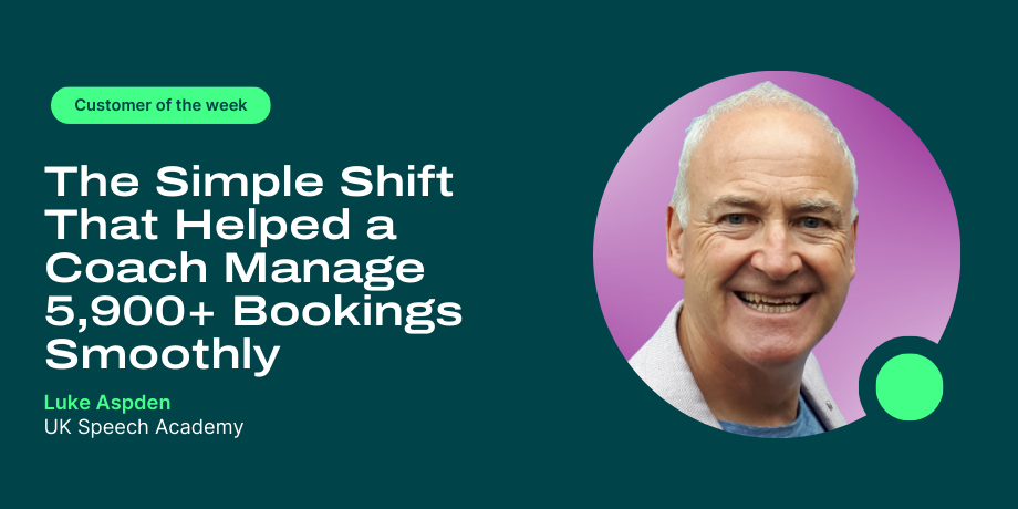 How customer of the week Luke Aspden uses YouCanBookMe to manage 6,000 bookings