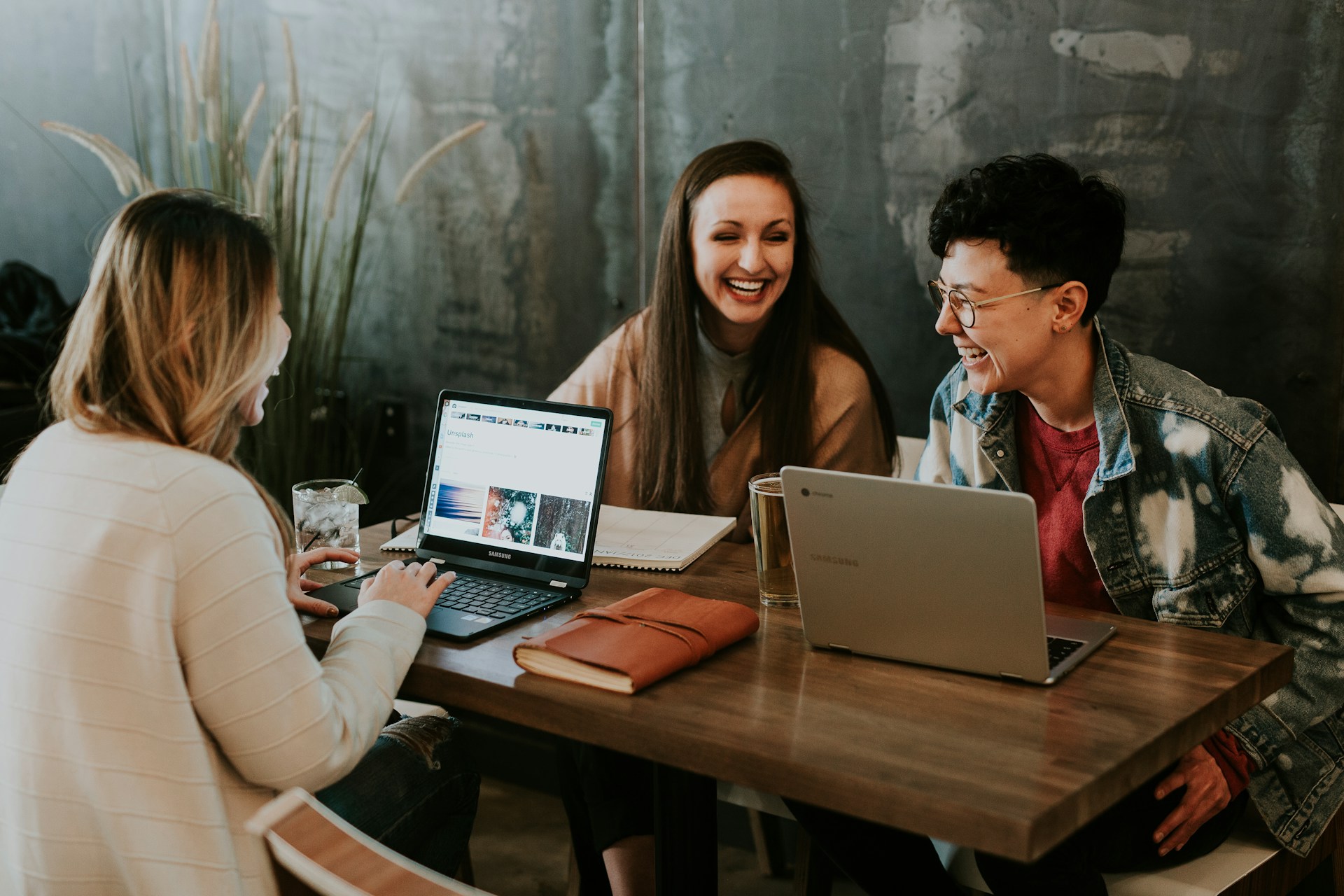 colleagues working on email marketing for small business strategy