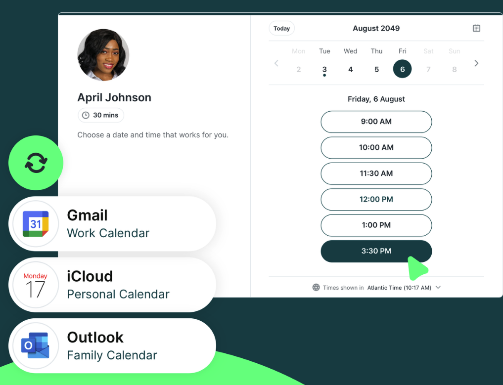 Avoid scheduling conflicts by connecting your calendar