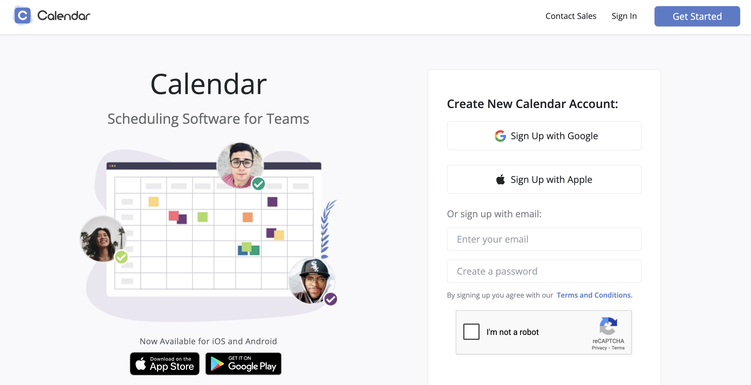 Calendar.come homepage