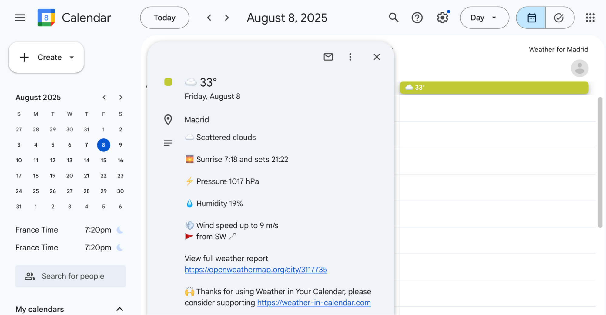 weather reports