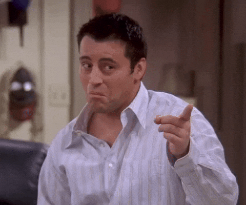 Joey smart gif