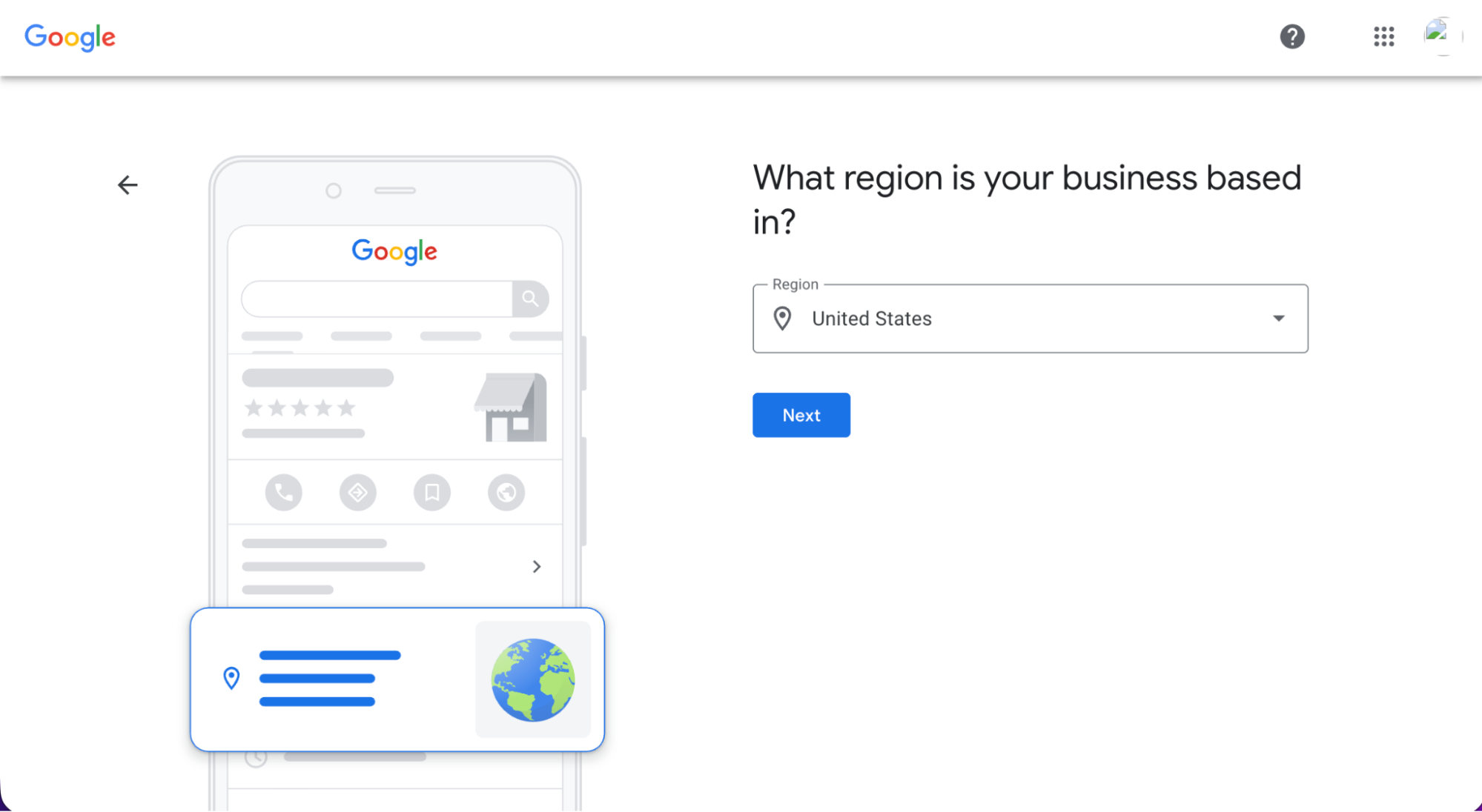 Google business profile setting up your business location