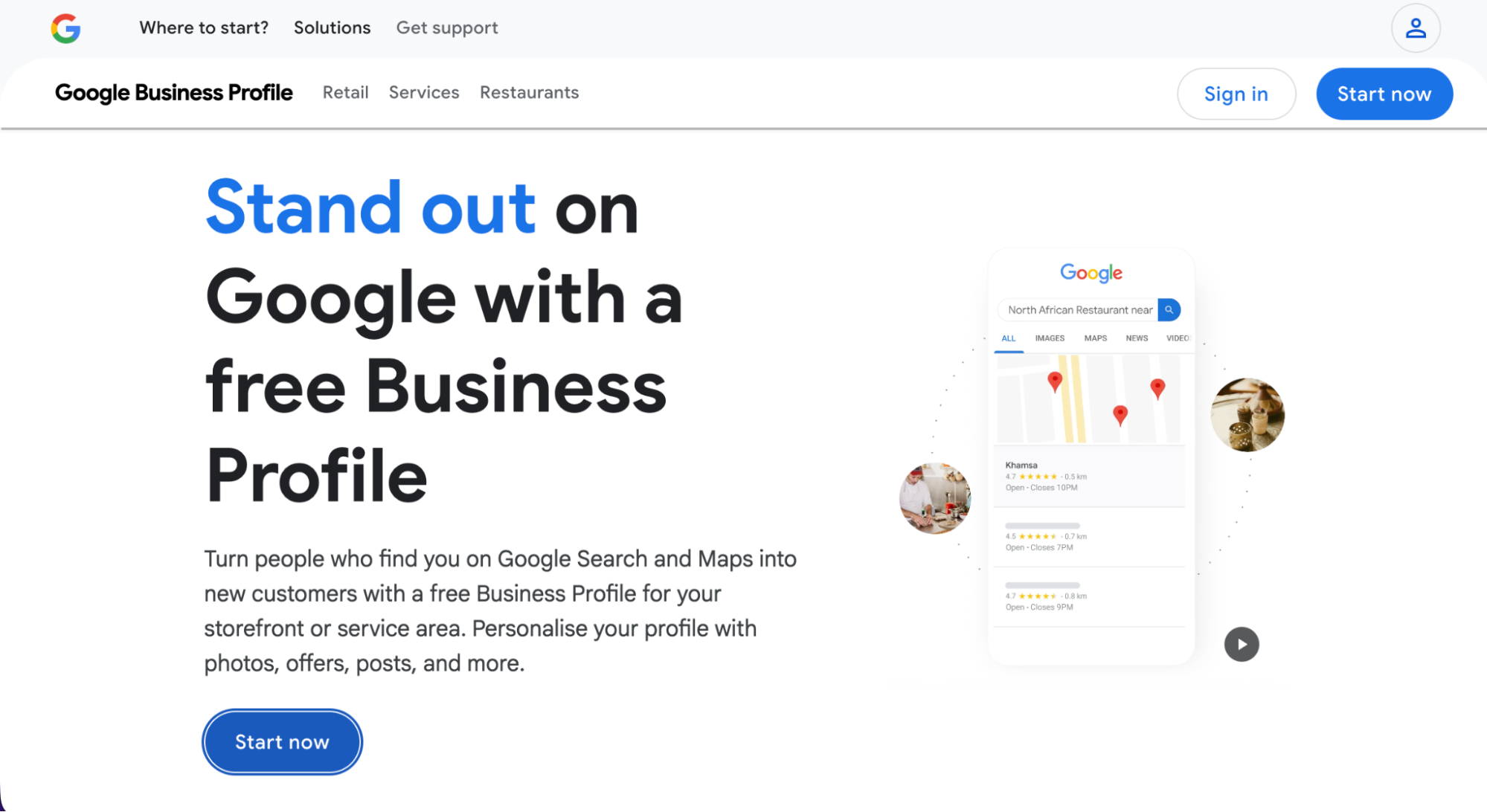 set up Google Business Profile