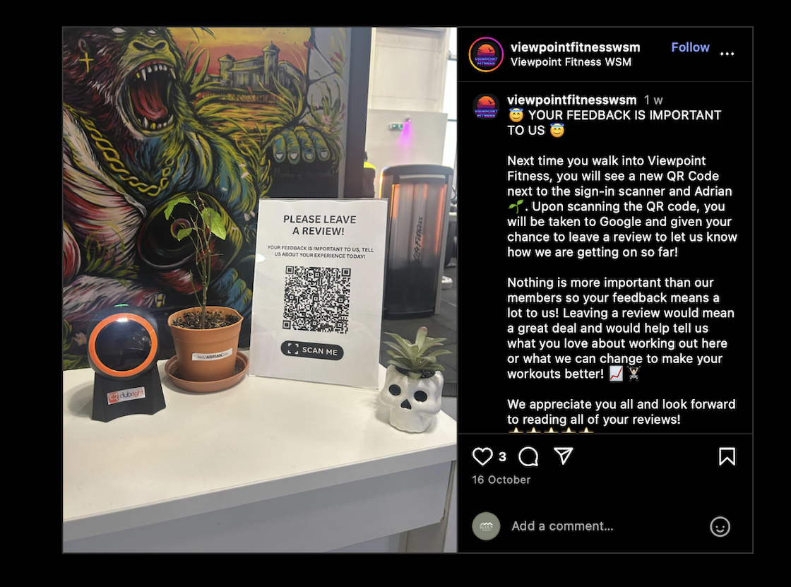 view point fitness qr review