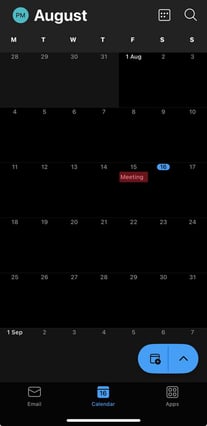 calendar icon iphone app