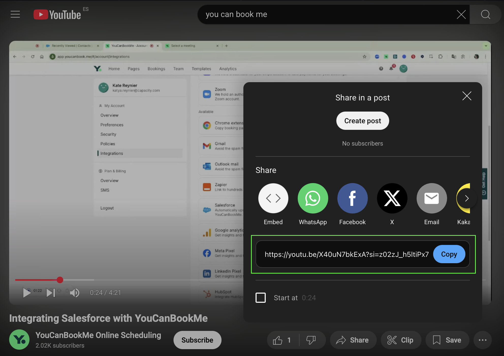 youtube video link