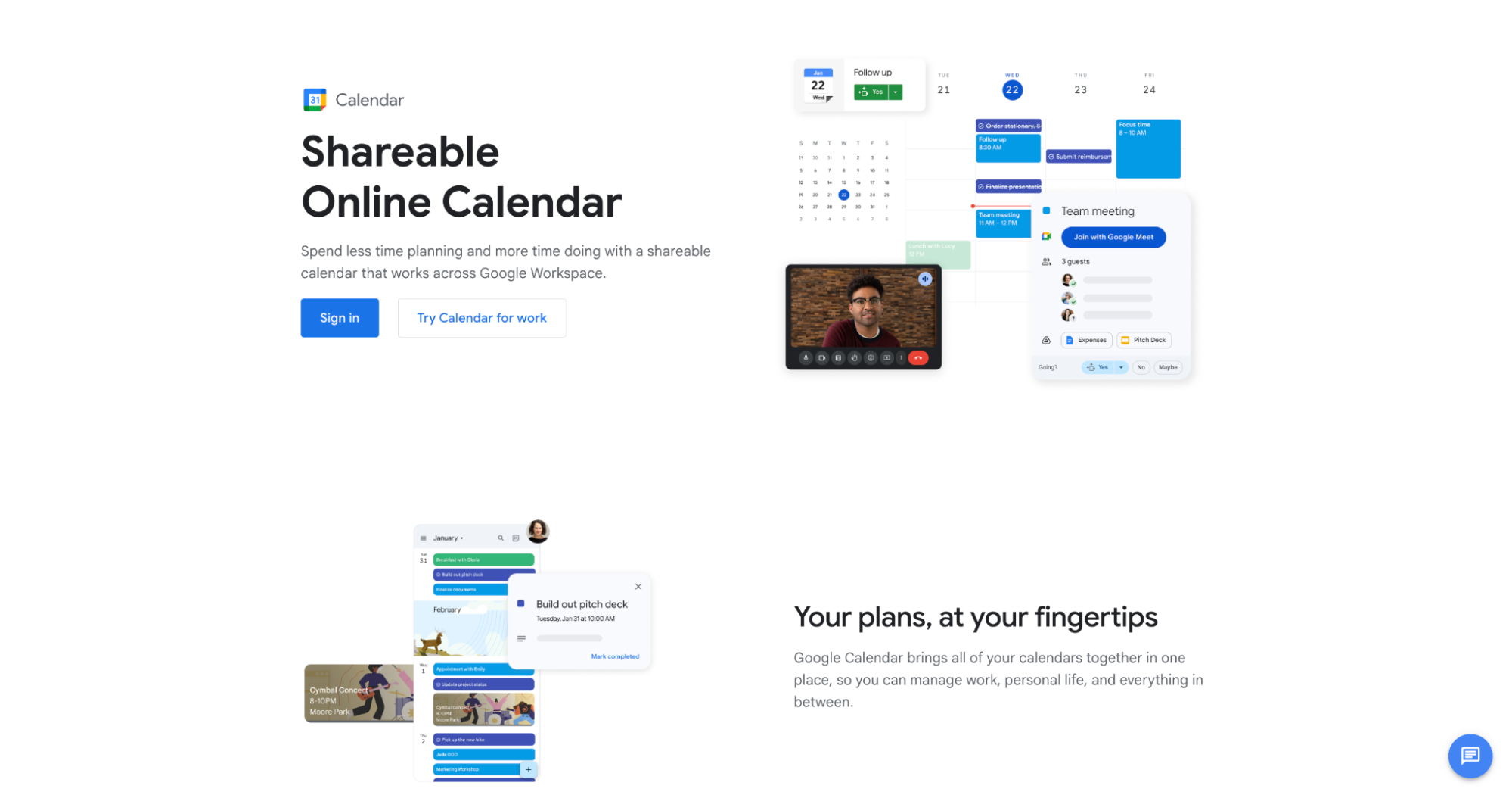 google calendar and tasks for productivity