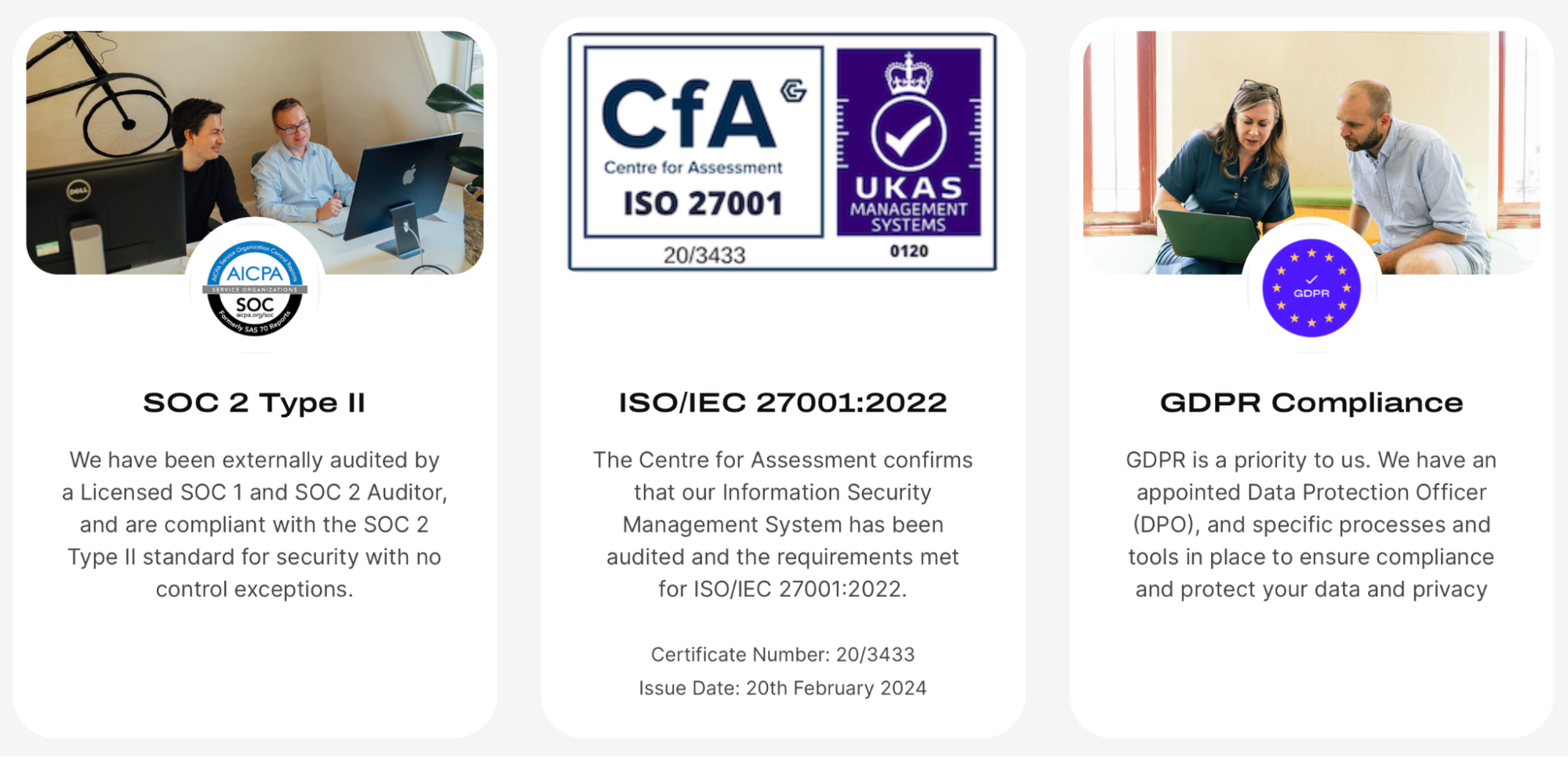 security certifications