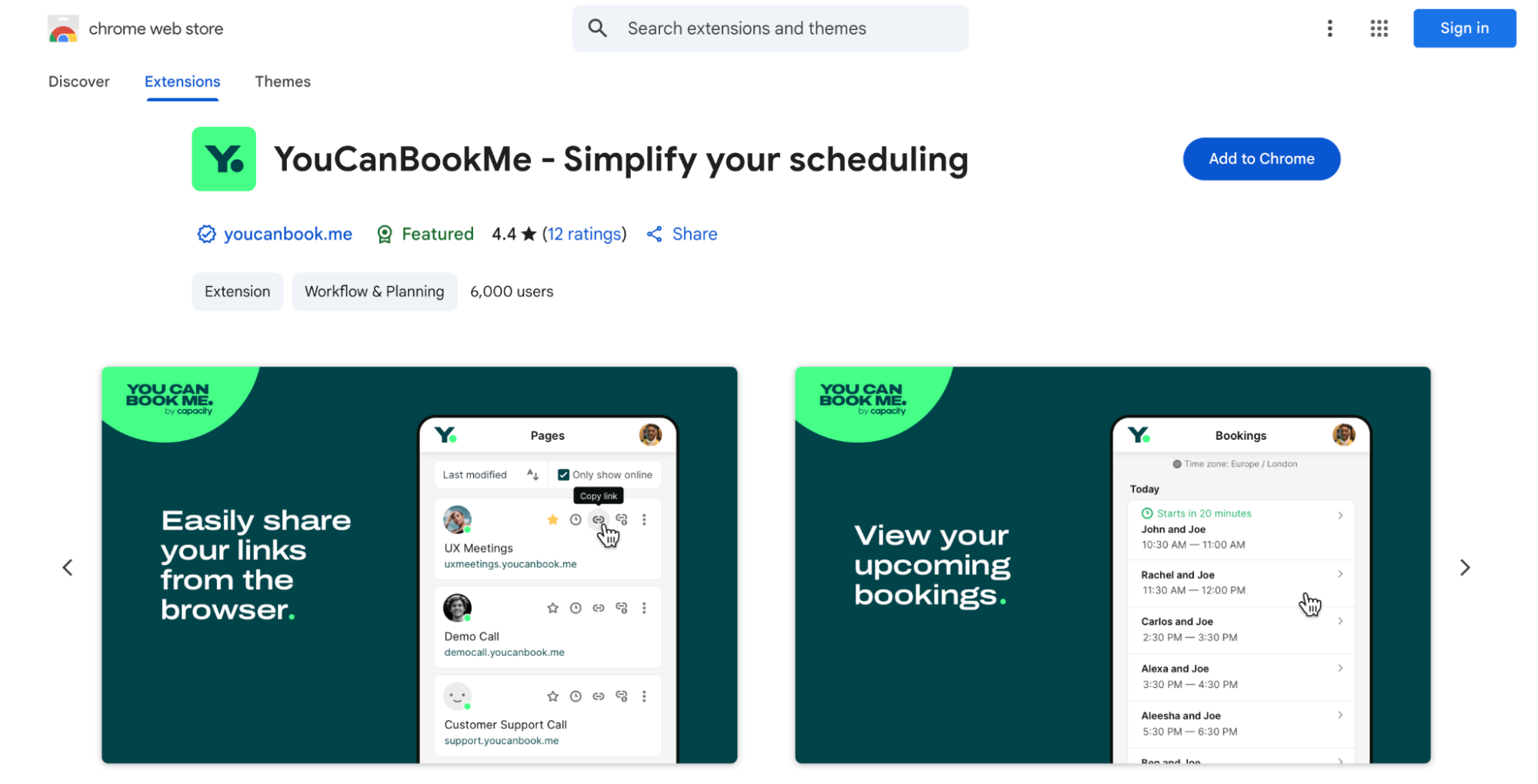 YCBM chrome extension