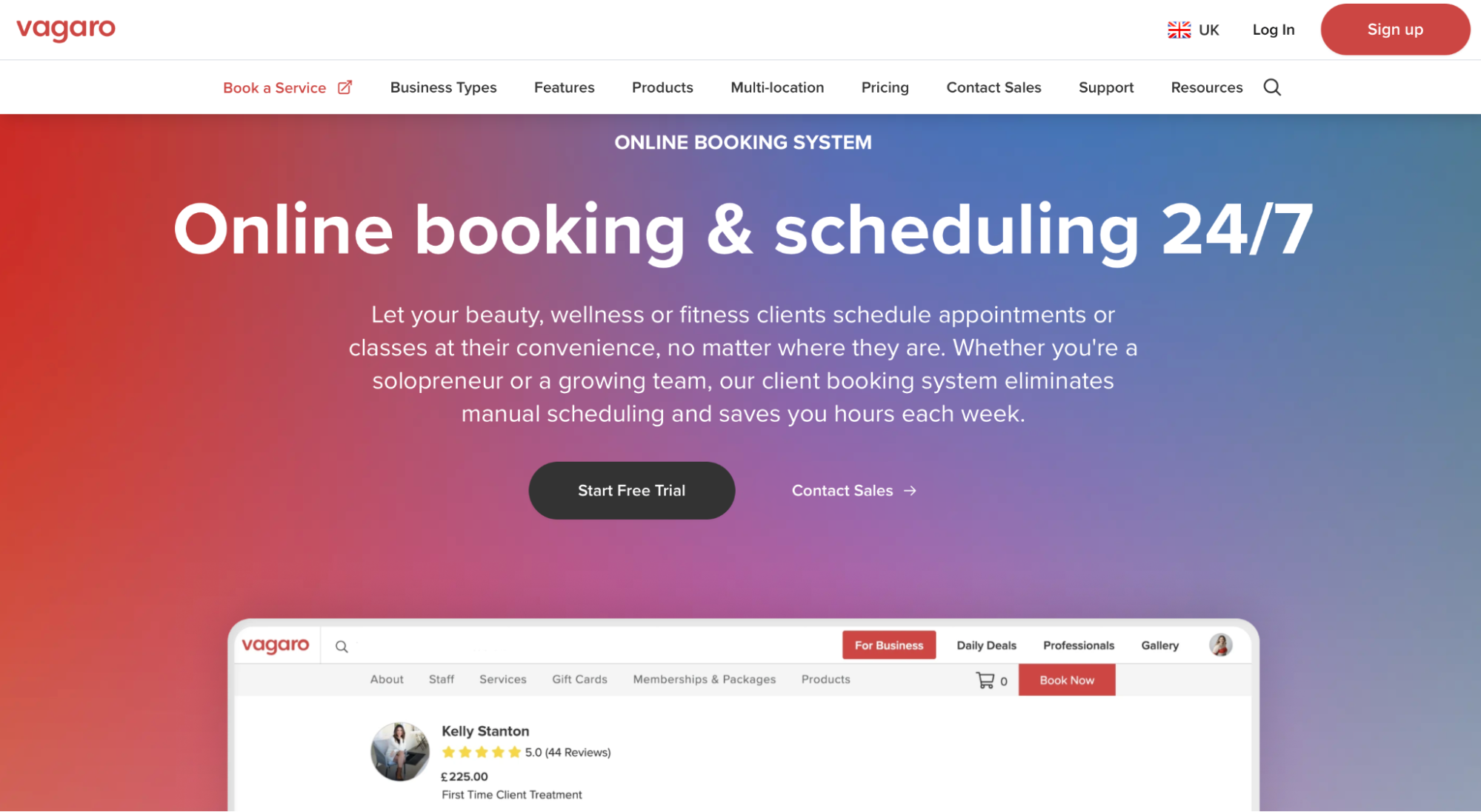 vagaro bookeo alternative