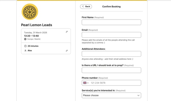 sales booking form template