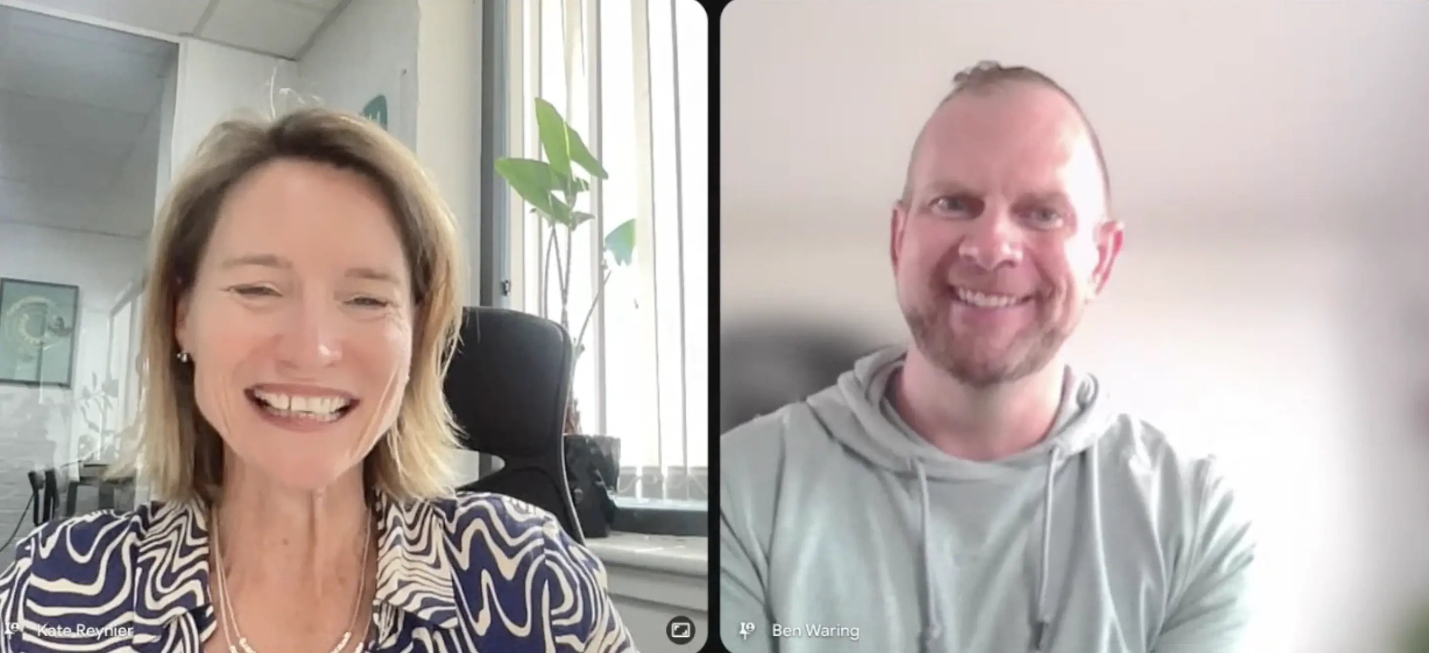 YouCanBookMes Kate Reynier chats with customer of the week Ben Waring from RSA conference