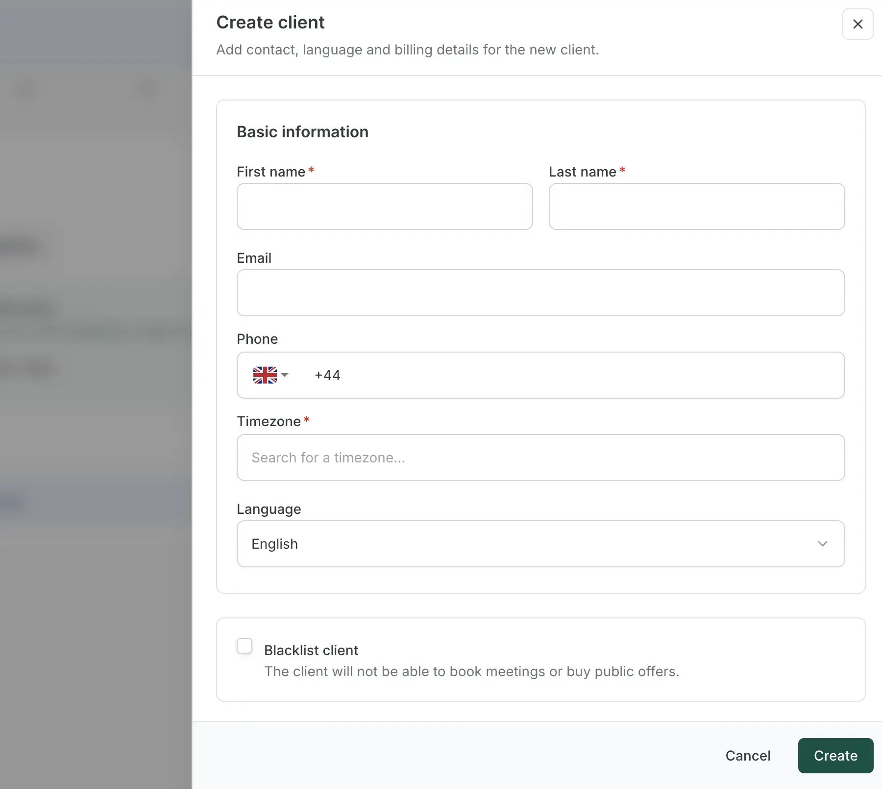 zencal client list