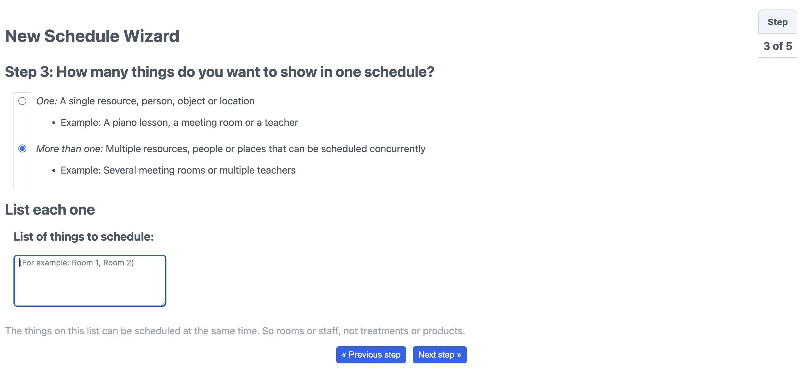 SuperSaas booking page setup