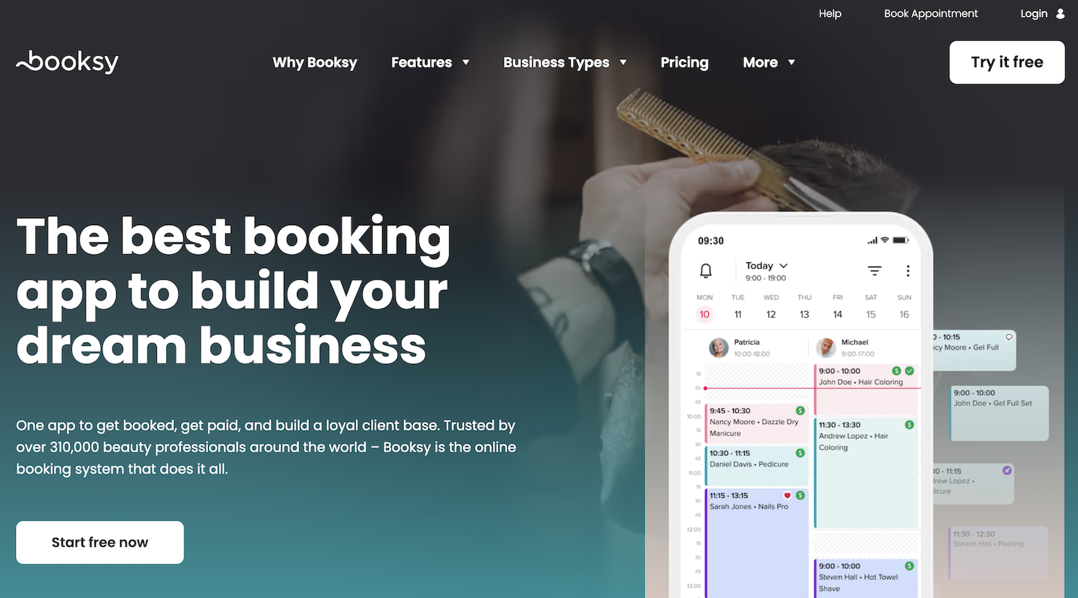 Booksy appointment booking app