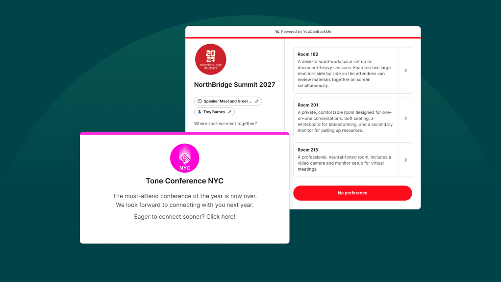 Conference scheduling software