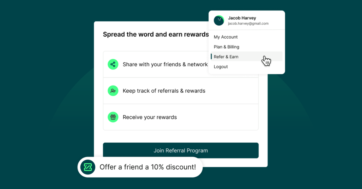 how to share your YCBM referral link