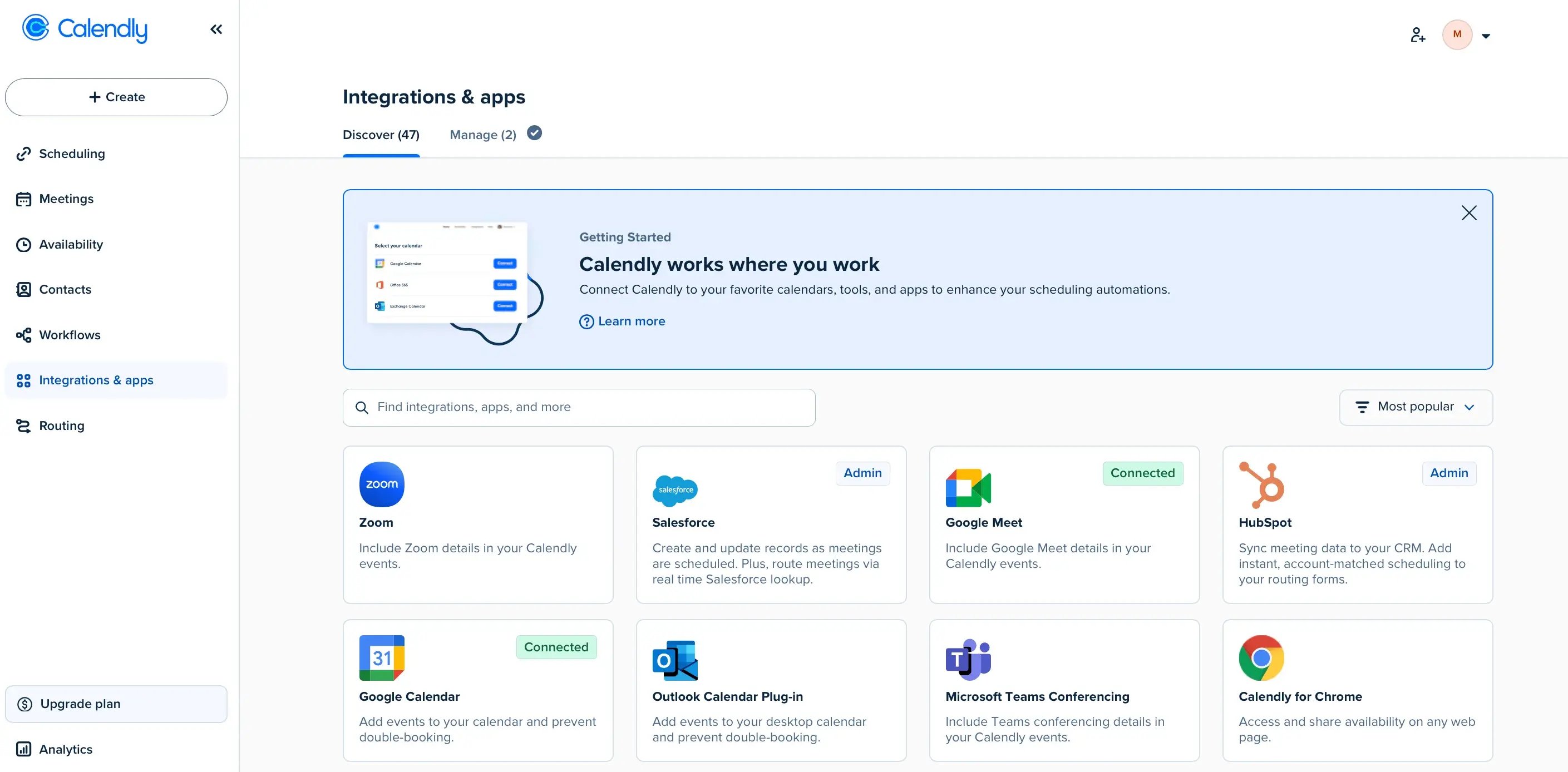 calendly integrations