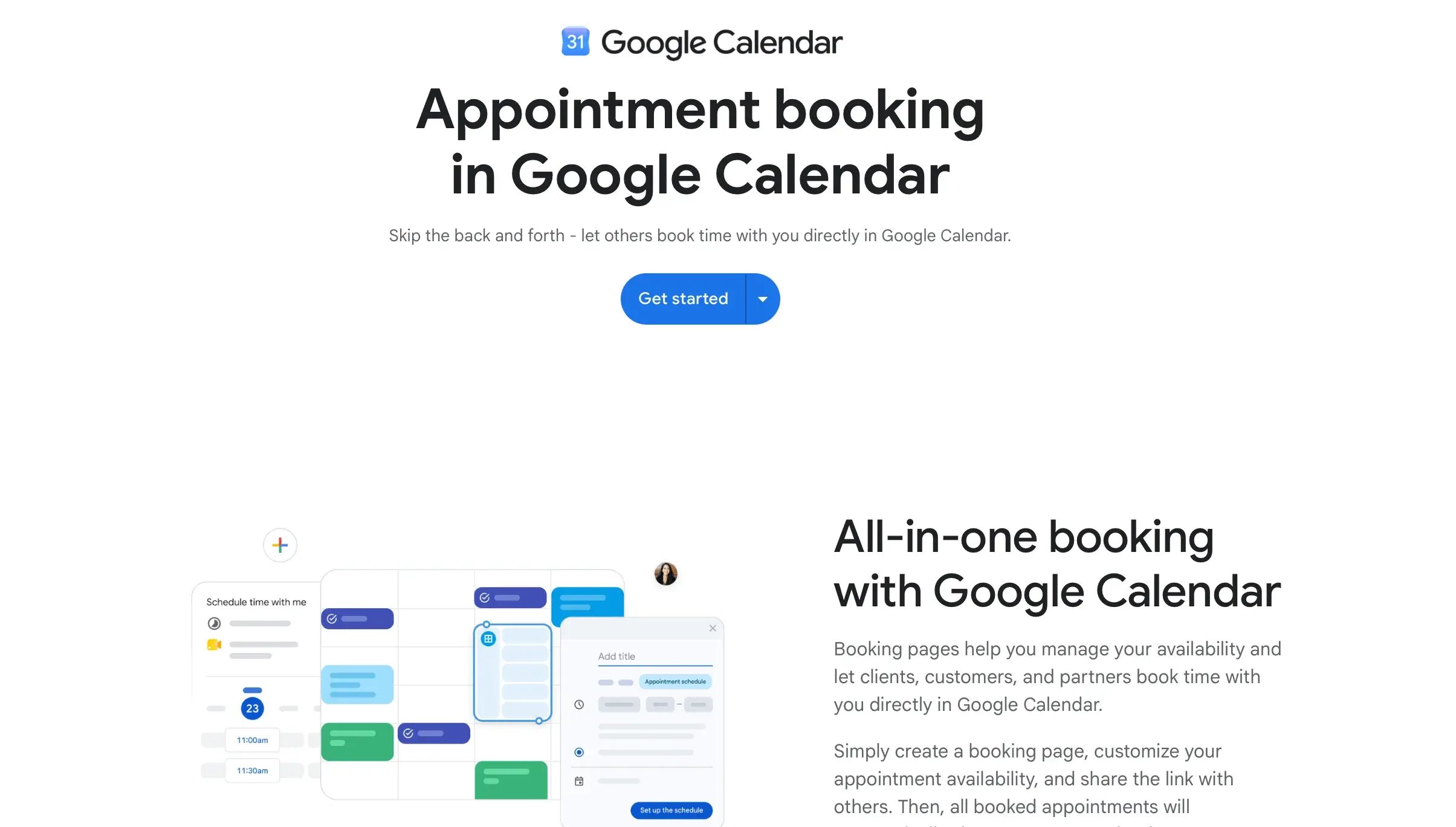 google calendar - best ms bookings alternative if you're looking to switch completely from outlook