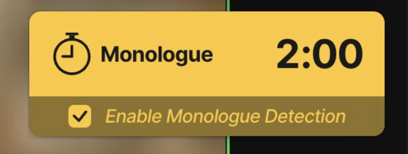 speaking time tracker