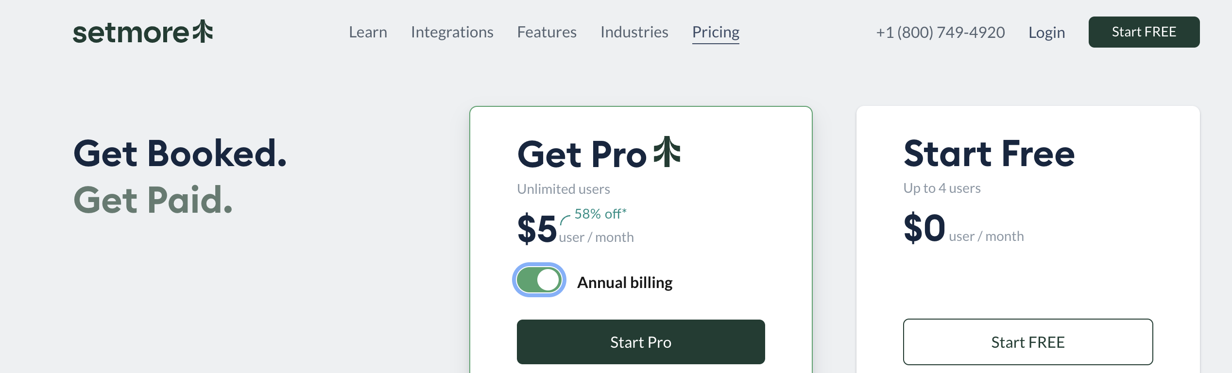 setmore scheduling app pricing