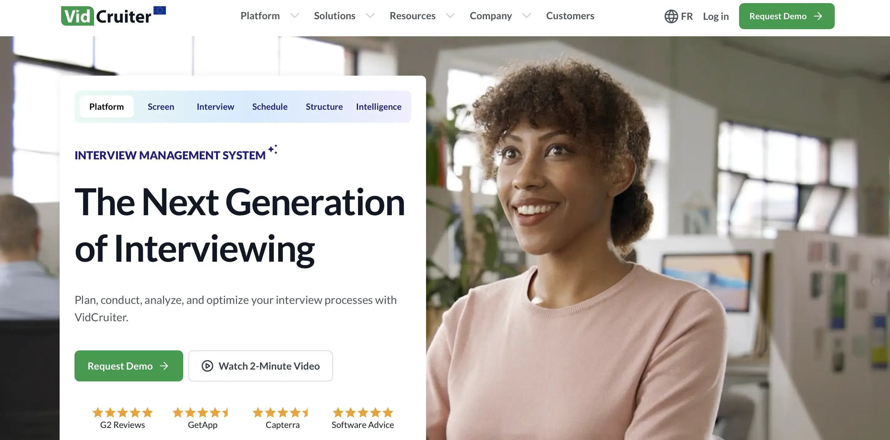 Vidcruiter interview scheduler