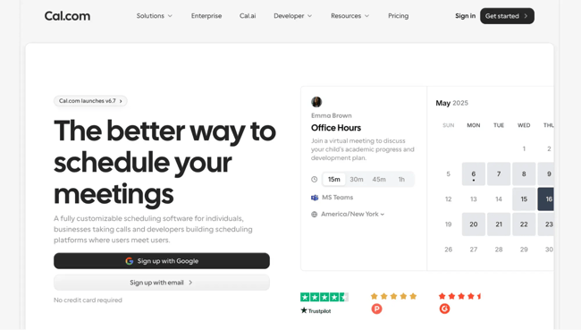 cal com home page