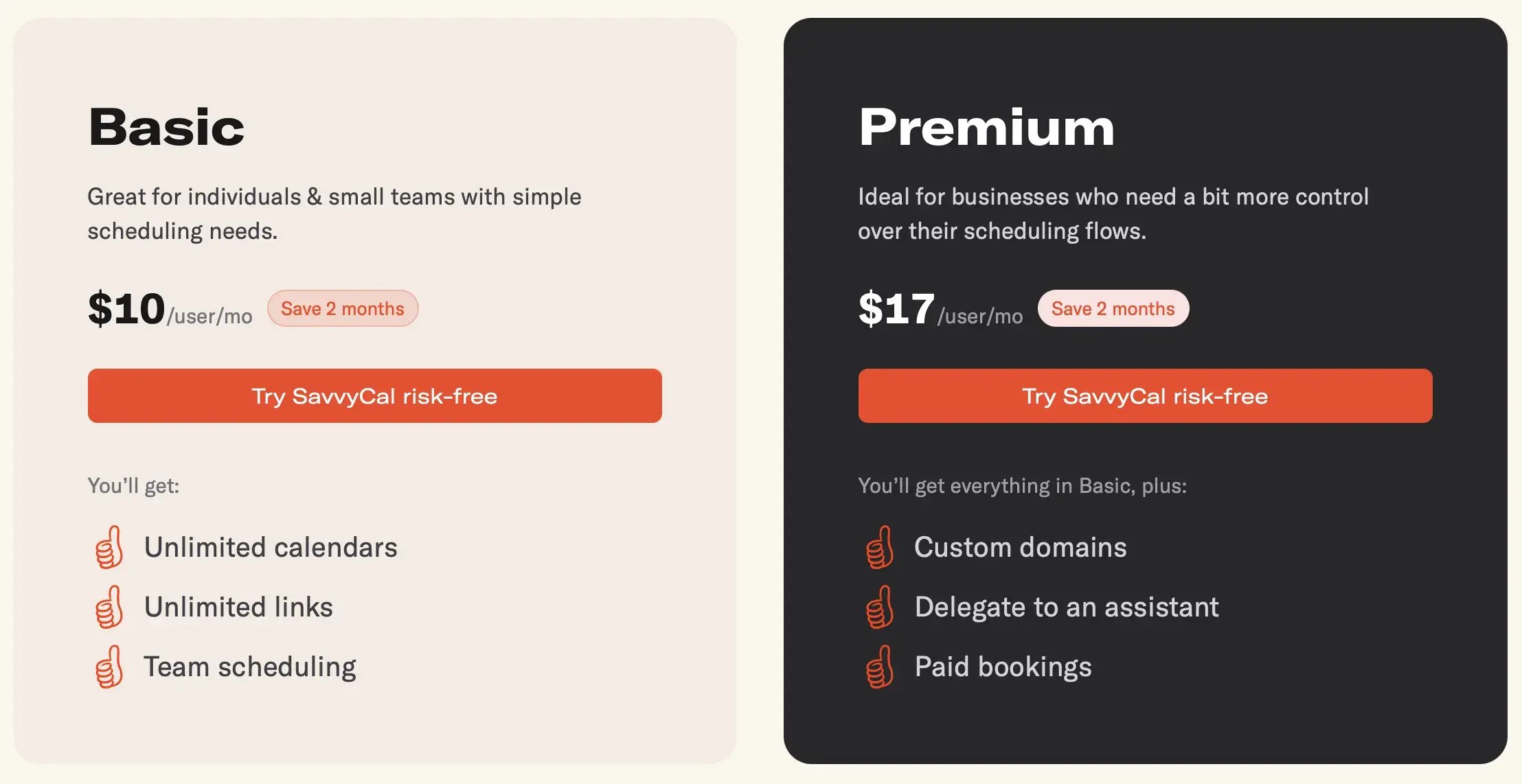 savvycal pricing