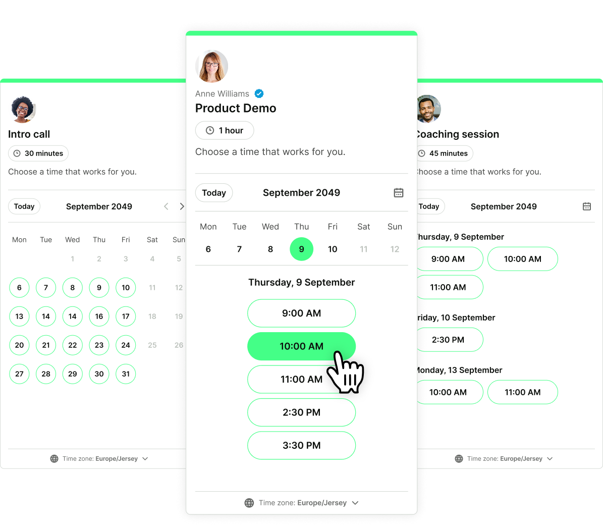 Feature page_ Customizable booking pages - Control the view