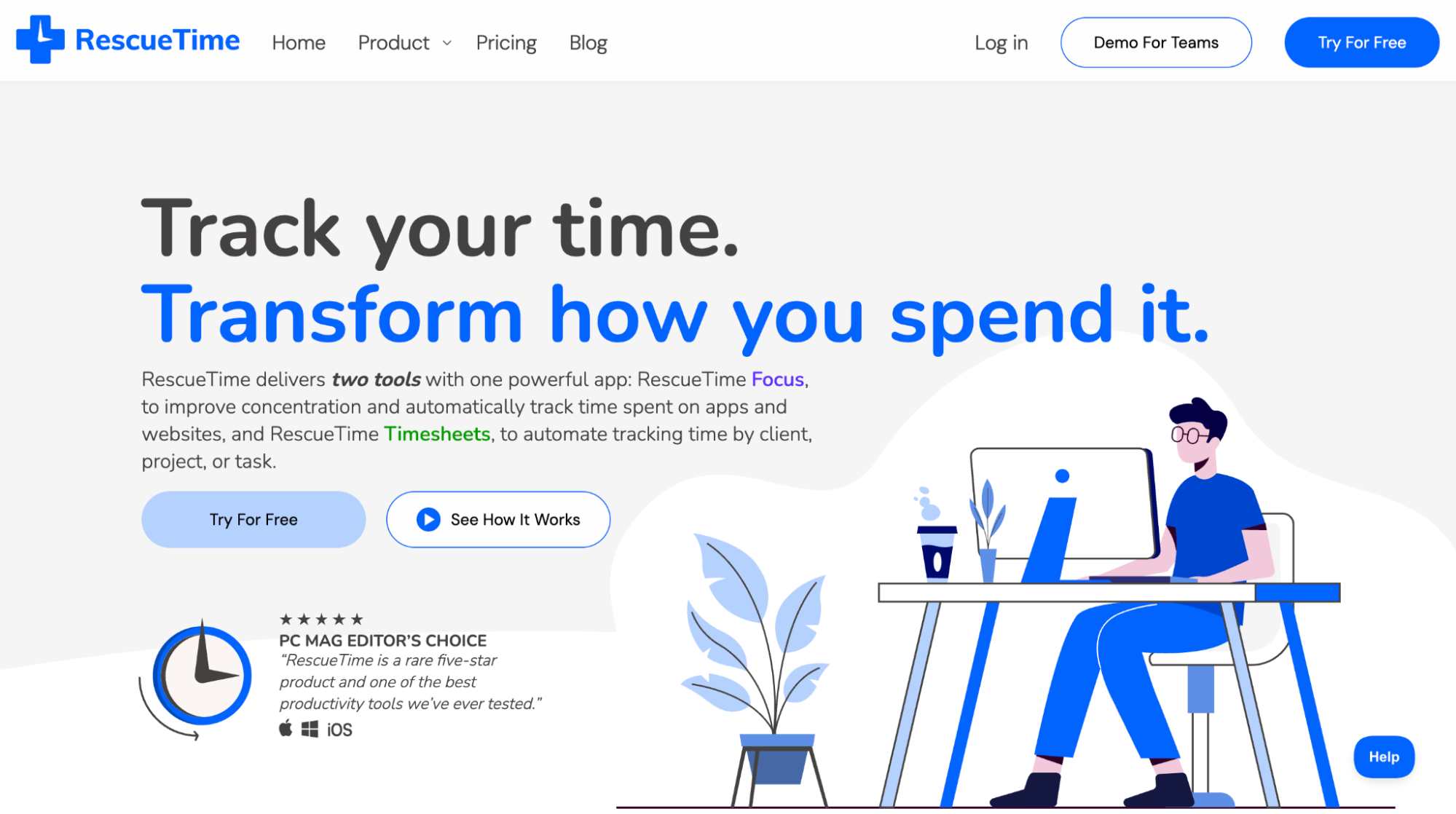 rescuetime time management app