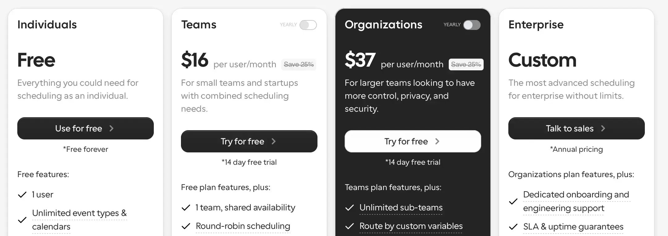 cal com pricing