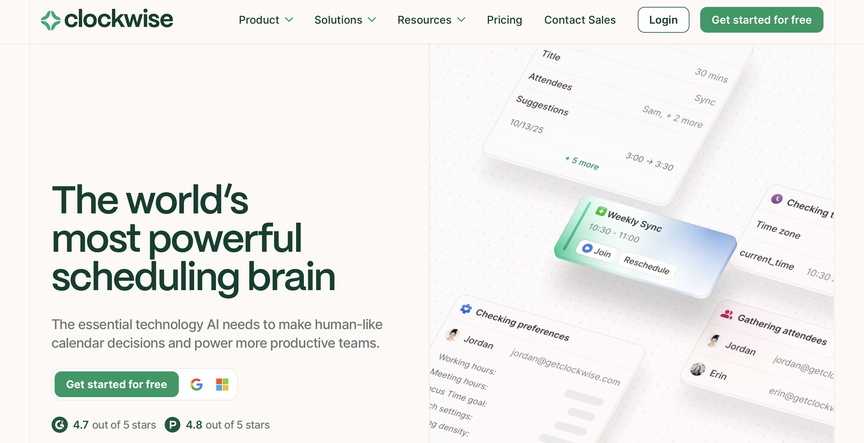 clockwise time management app