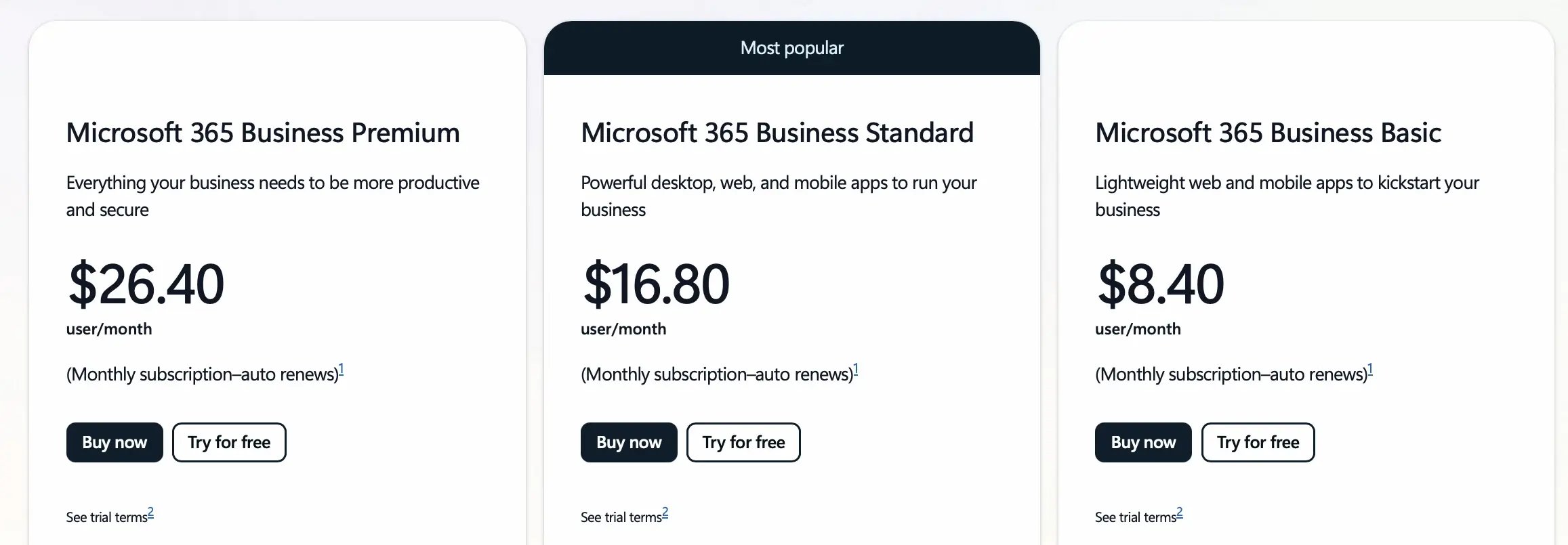 microsoft bookings pricing monthly