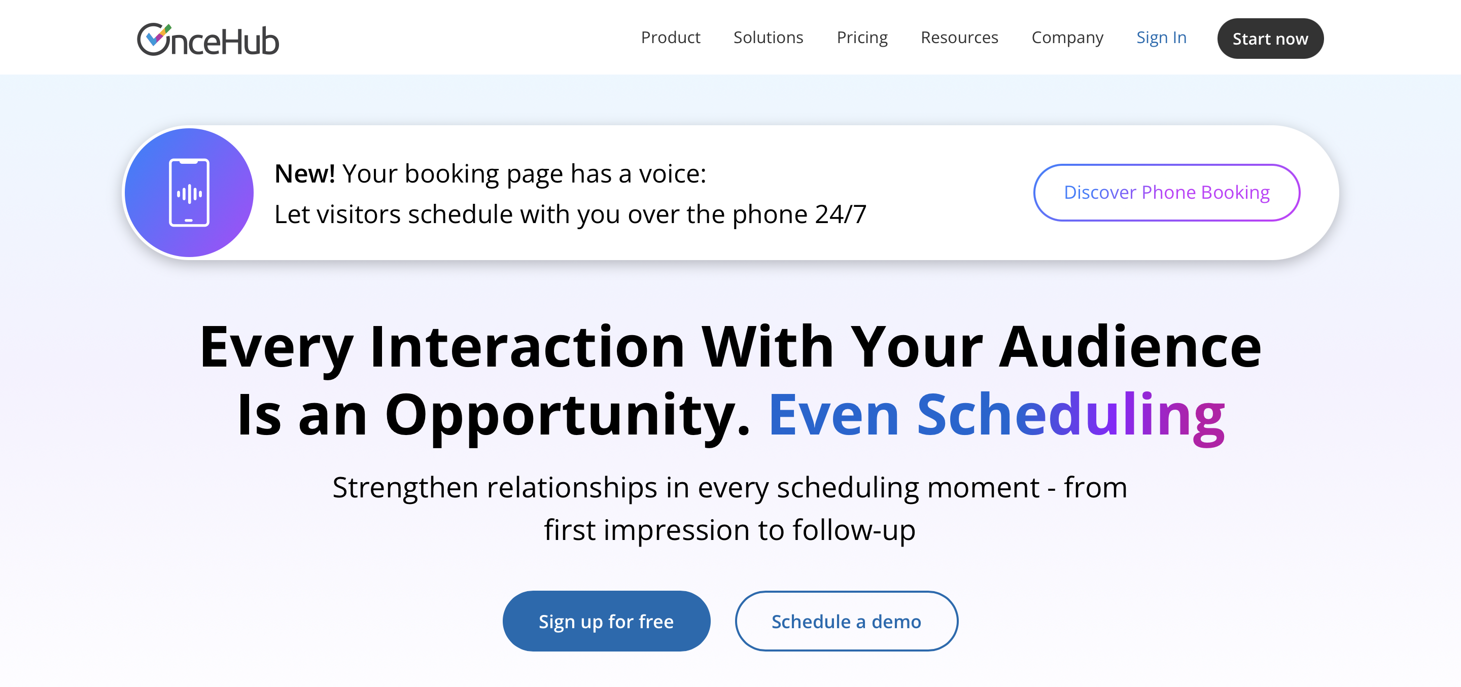 oncehub calendly alternative for qualifying meeting requests