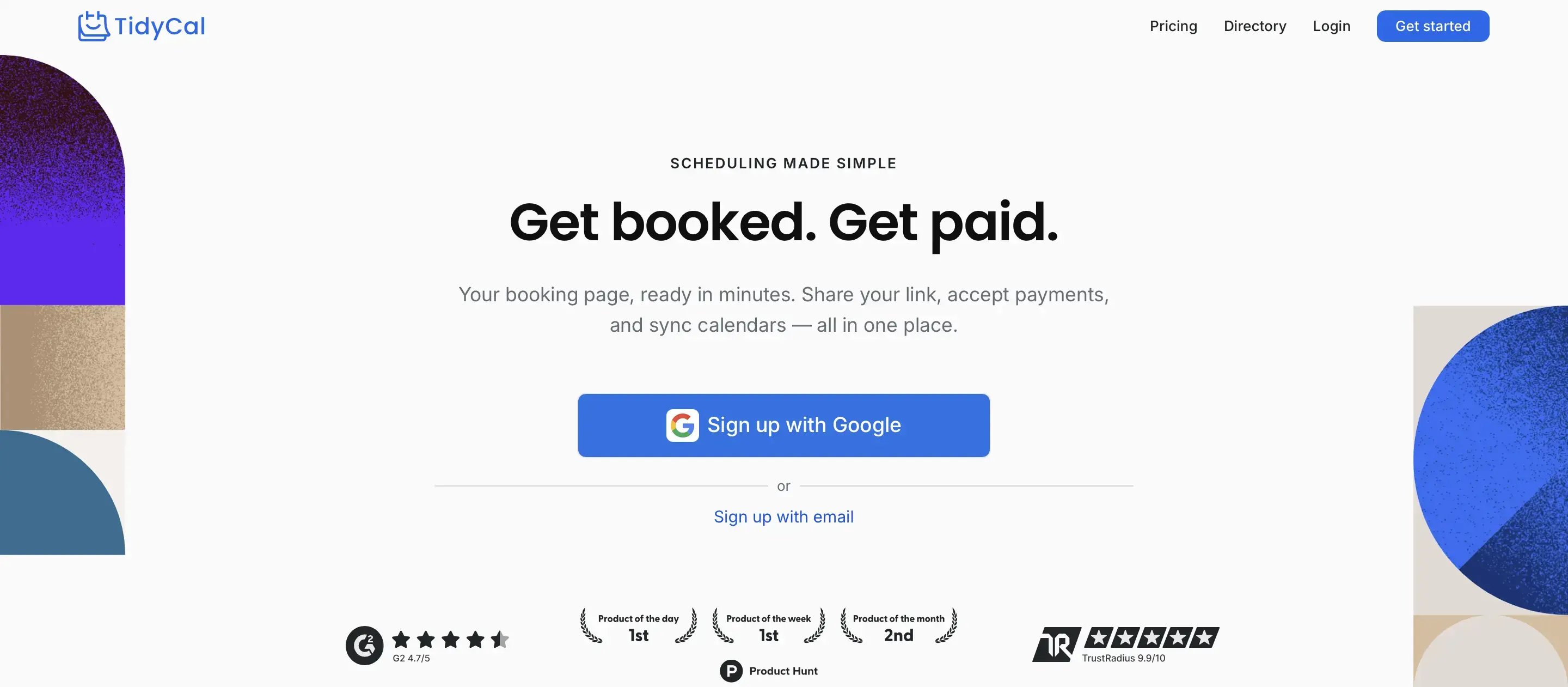 tidycal - best budget calendly alternative